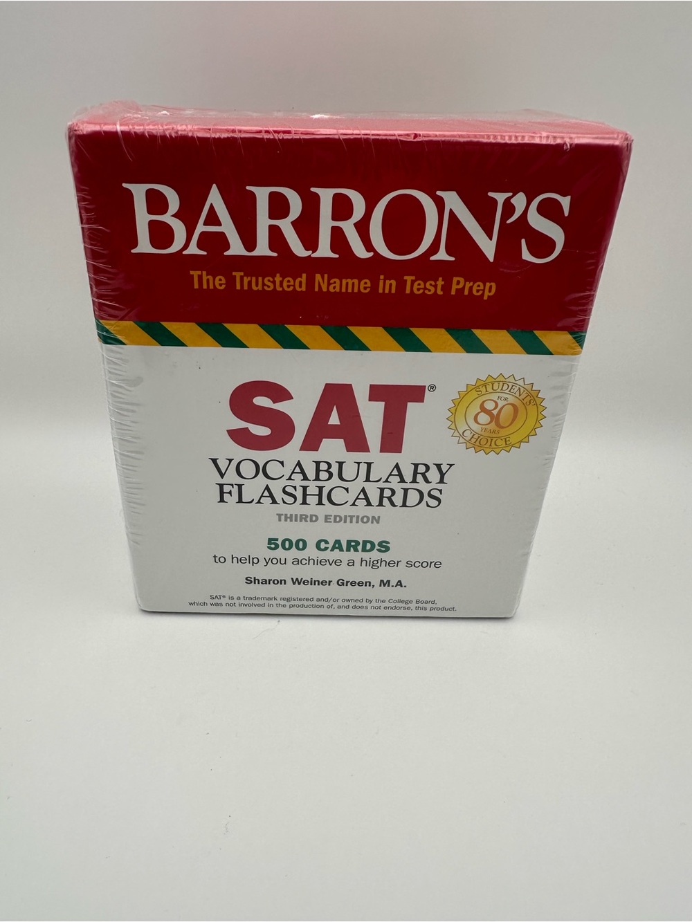 Barron's SAT Vocabulary Flashcards - Red and White